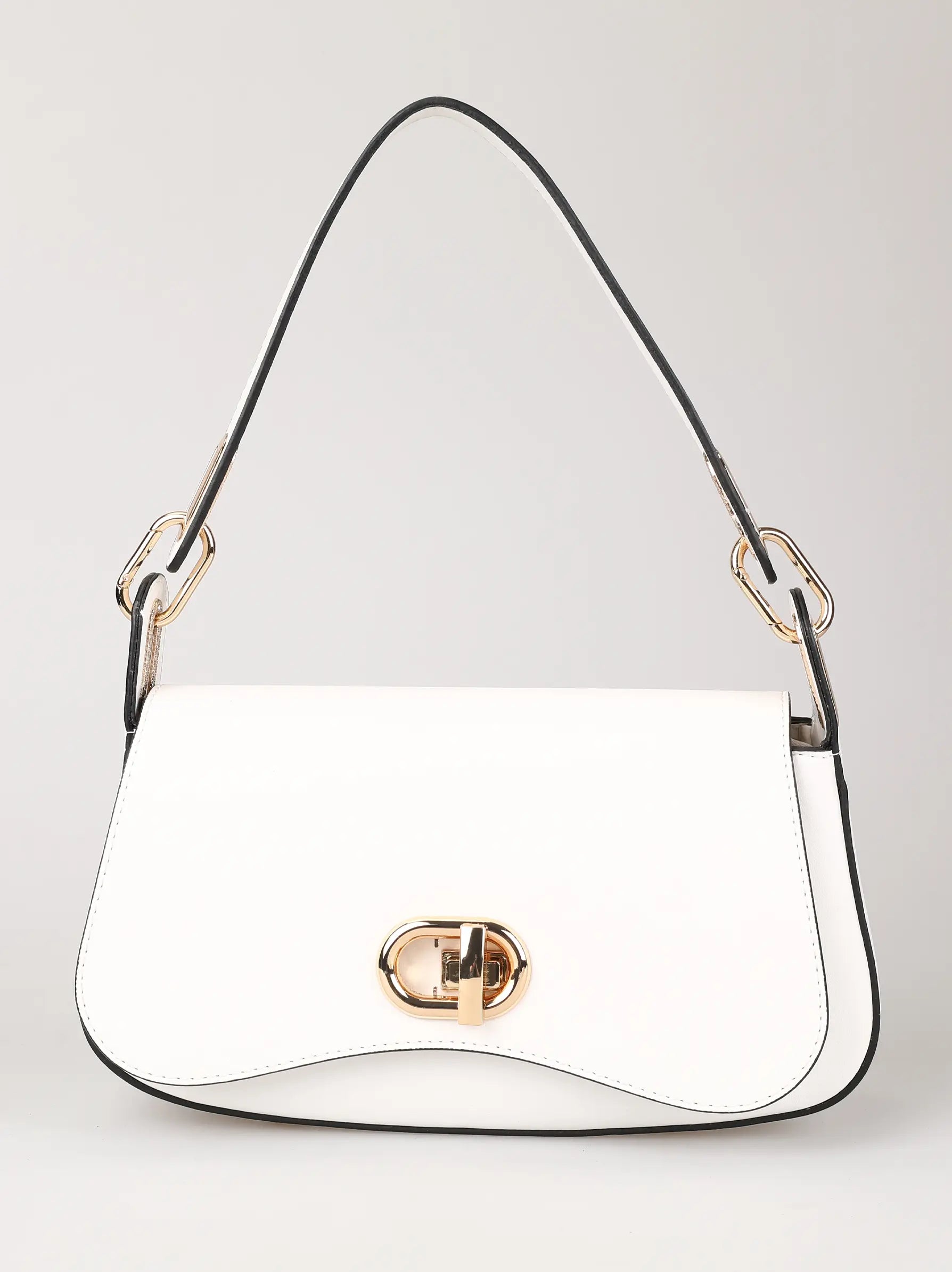 Ladies white cheap shoulder bags