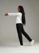 shop black joggers womens