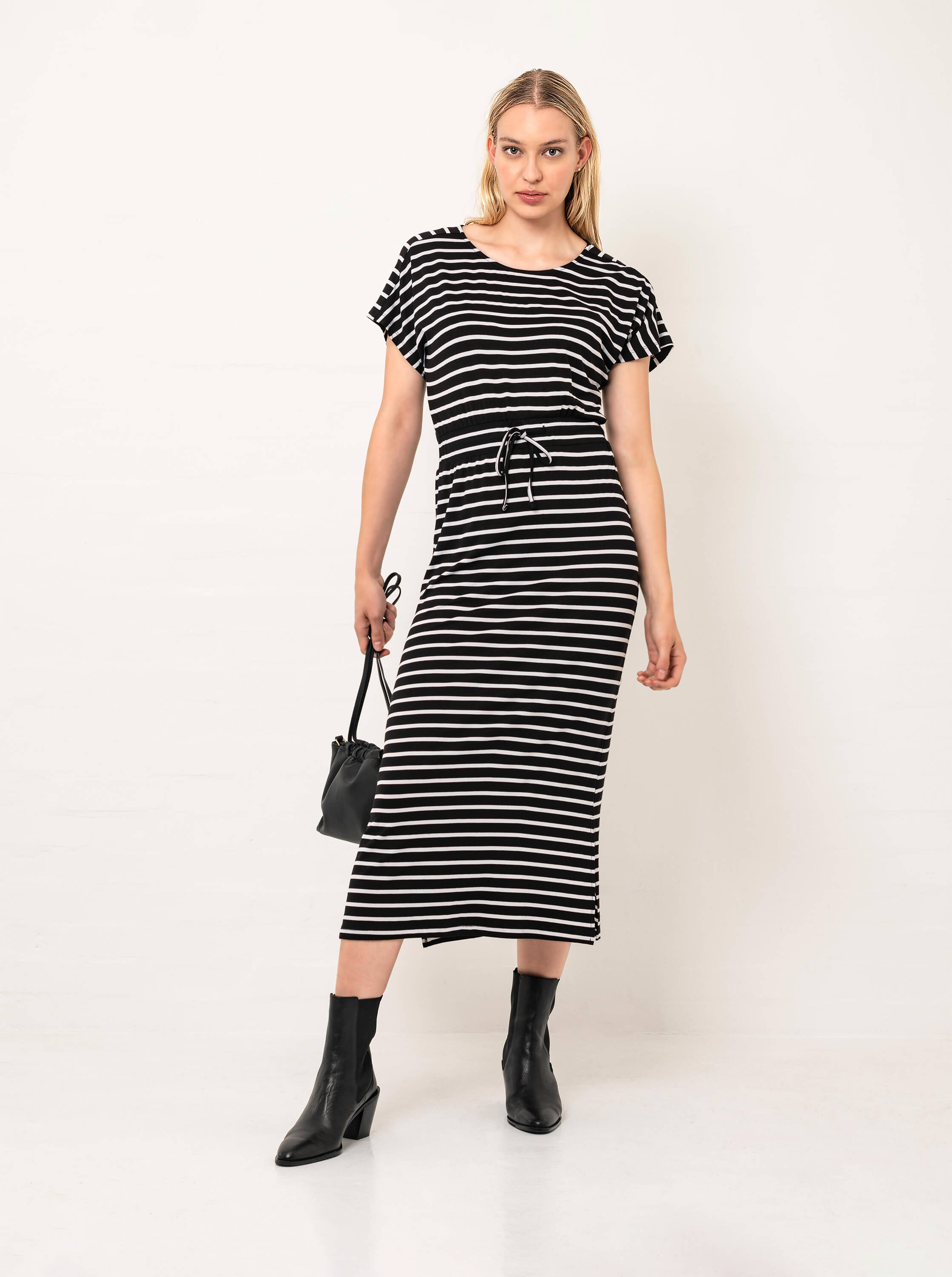 Black and White Striped Dresses Women s Striped Dresses UK Modora UK