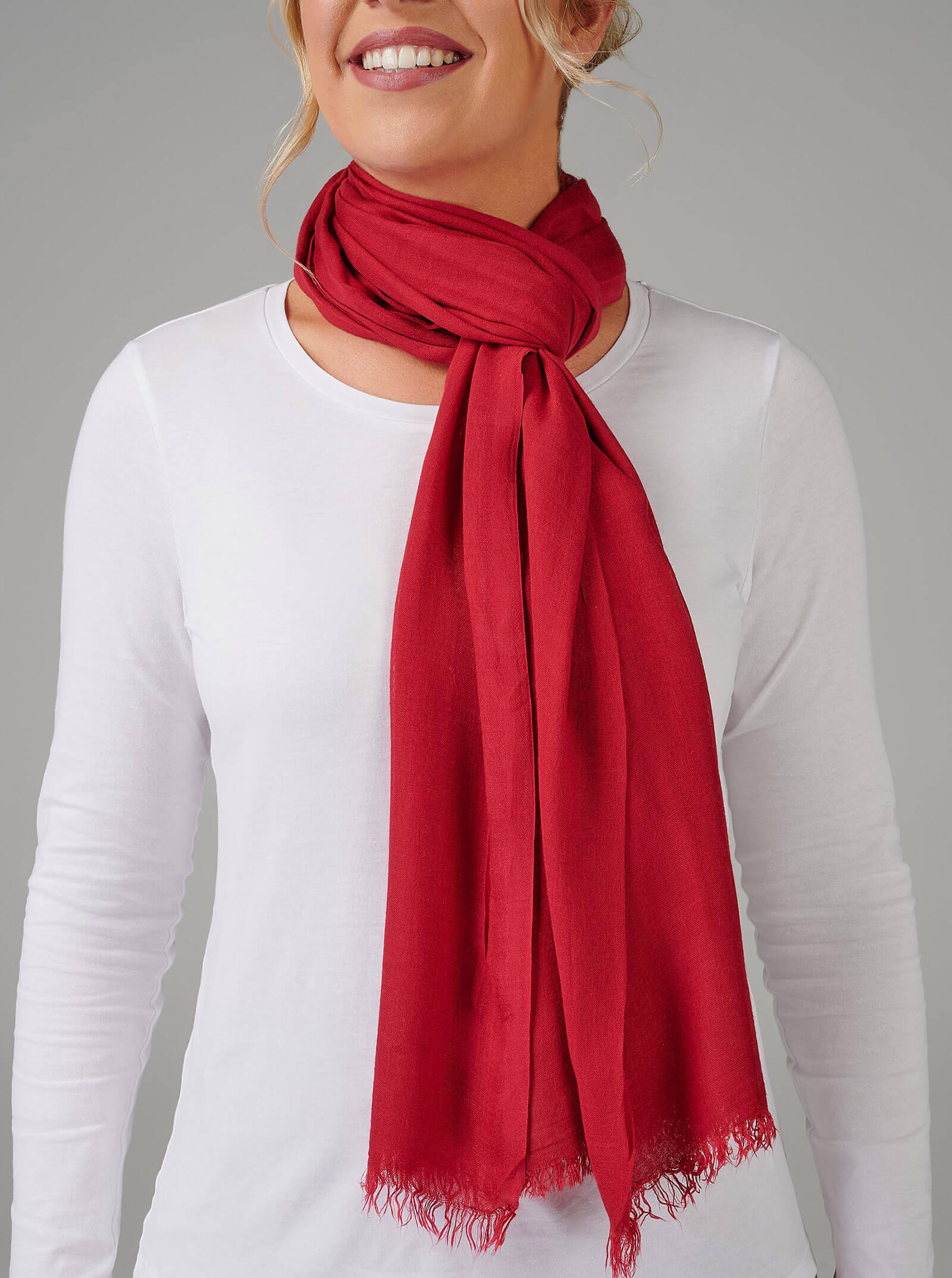 Red Modal Scarf Buy Modal Scarves Lightweight Scarves for Women