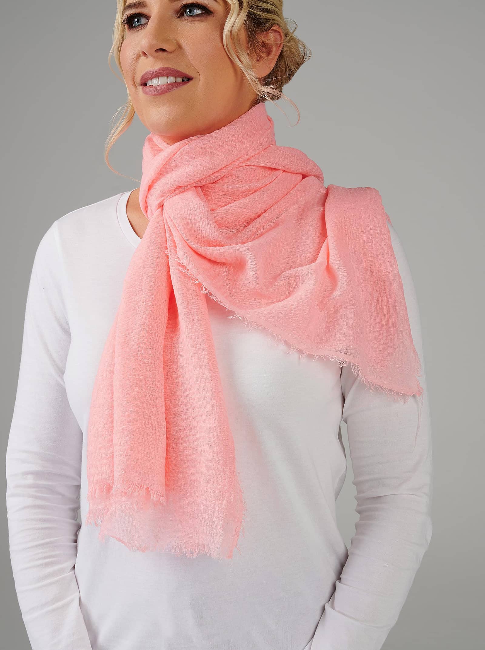 Cotton crinkle shop scarf