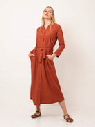 orange dress for women