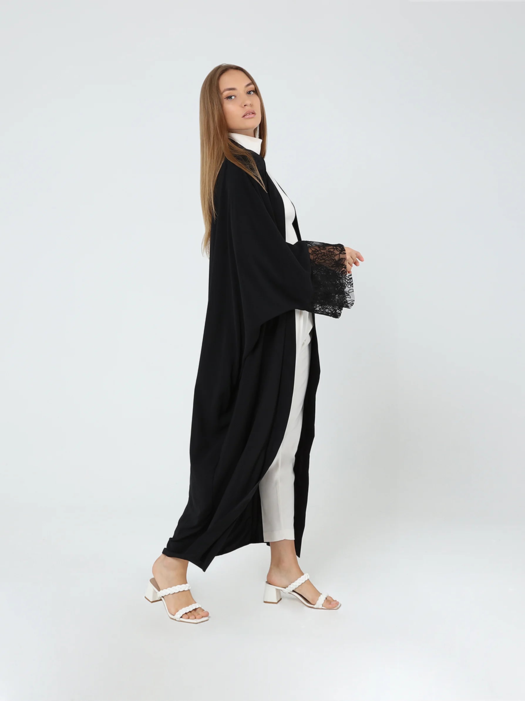 Shop Online Black Batwing Sleeve Kimono UK Batwing Kimono Modora UK