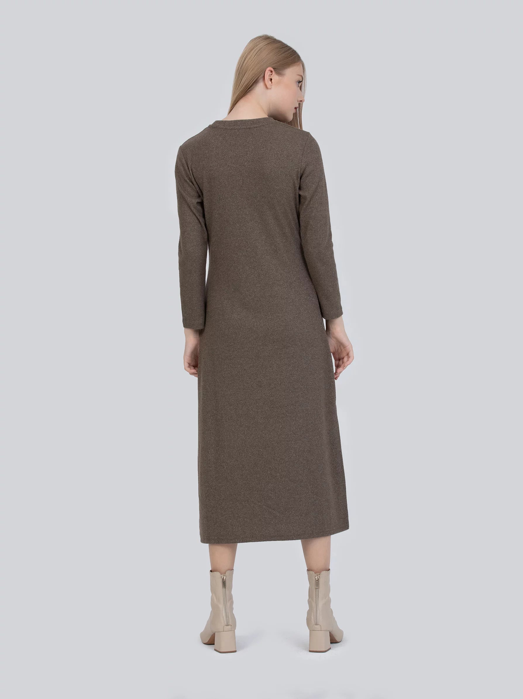 brown dress for women