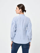 high neck long sleeve shirt