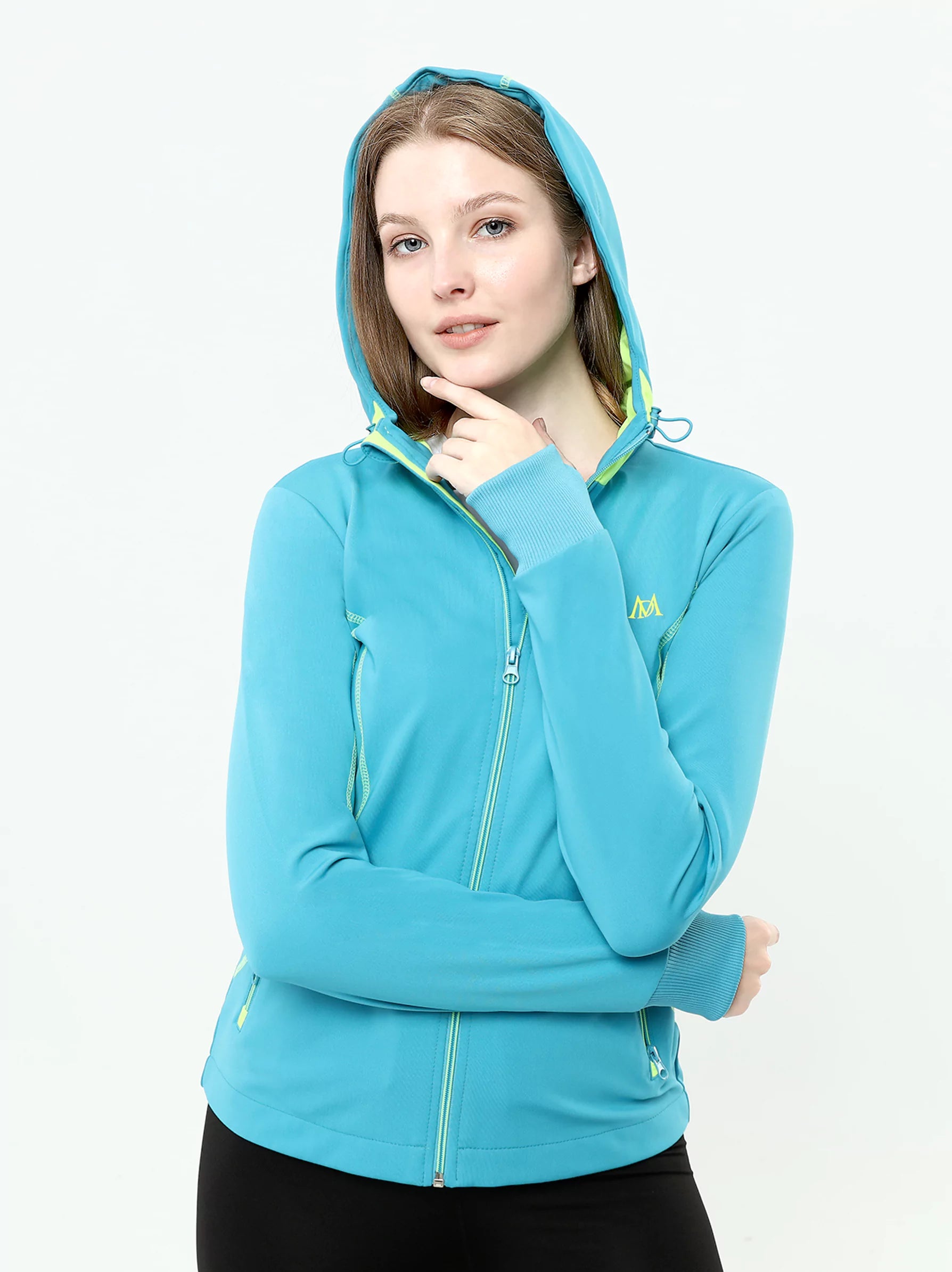 Ocean Blue Dry Run Tracktop for Women, Running Tracktop UK – Modora UK